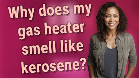 why does my electric stove smell like kerosene